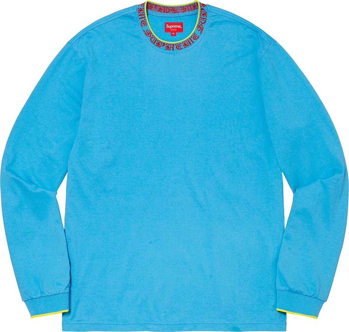 Old English Collar Logo L/S Top view 3